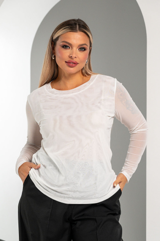 Лонгслив АВ-081с белый