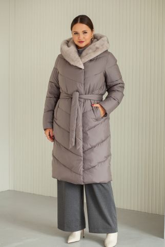 Полупальто К-73335 какао