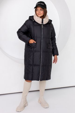 Пальто К-73517 черный