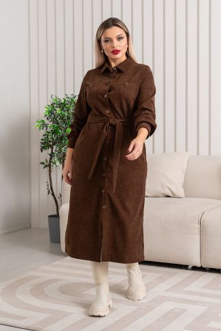 Платье А-2801 шоколад
