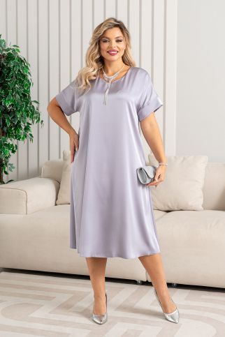 Платье А-358 серый