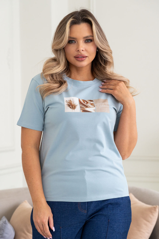 Футболка МФ-16 голубой