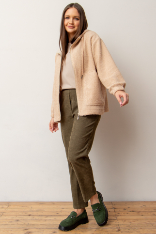 Бомбер Б-15 бежевый