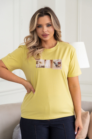 Футболка МФ-16 лайм