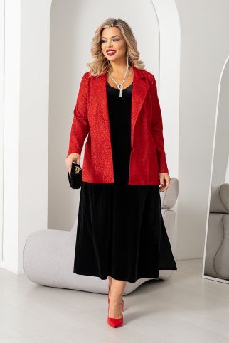 Жакет АЖ-06л красный